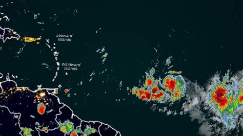 Tropical storm watches and warnings cover parts of the Caribbean as Bret is forecast to bring strong winds and flooding